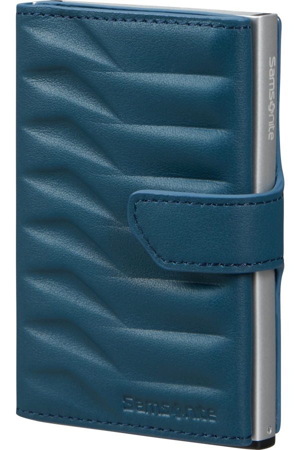 Samsonite Alu Fit Slide-up Wallet Proxis  Petrol Blue