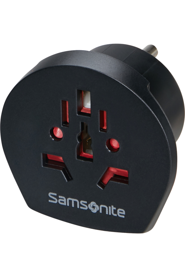 Samsonite Travel Accessories World to usa Adaptor Zwart